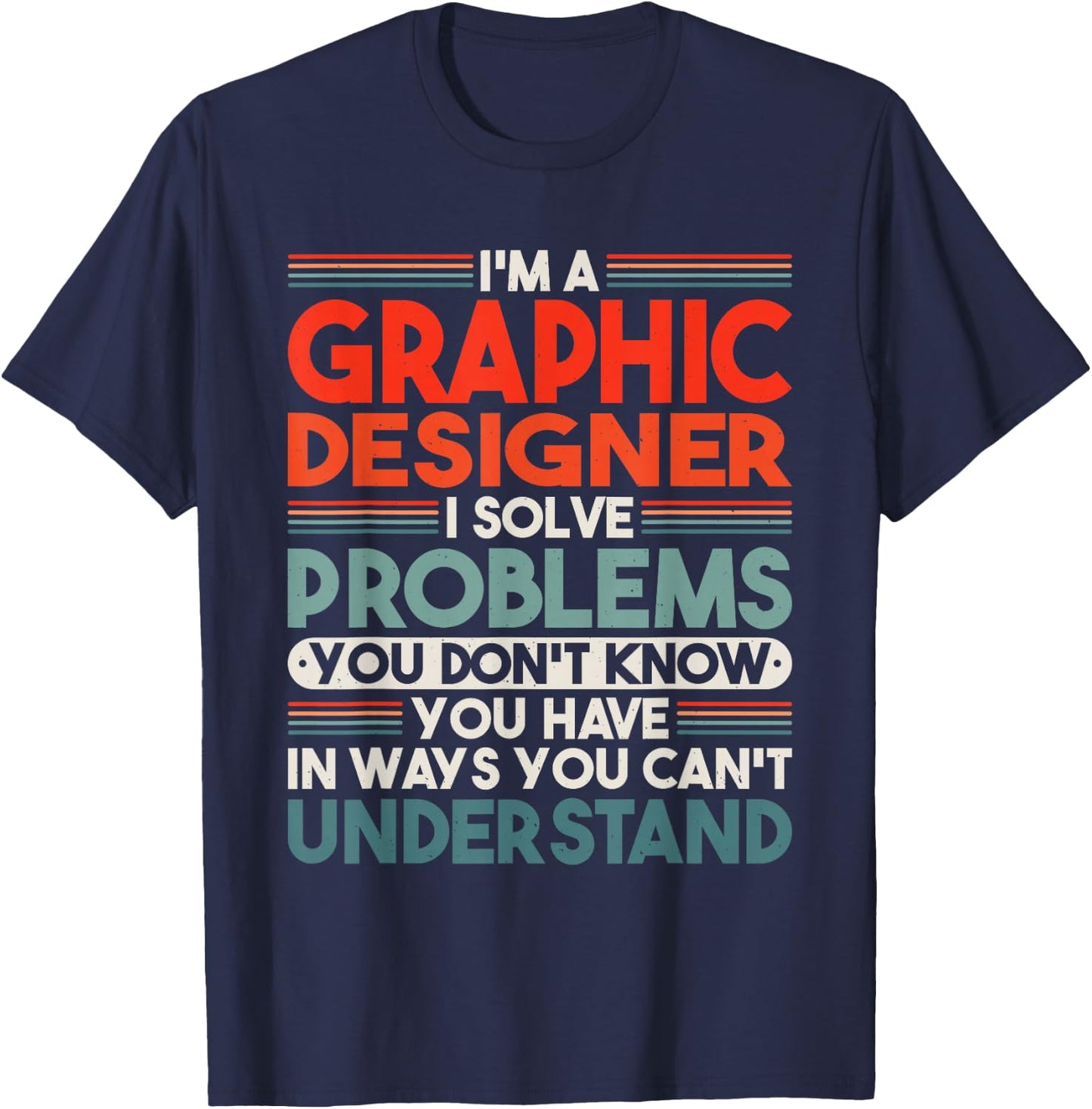 Graphic Designer T-Shirt - T-Shirt | Navy