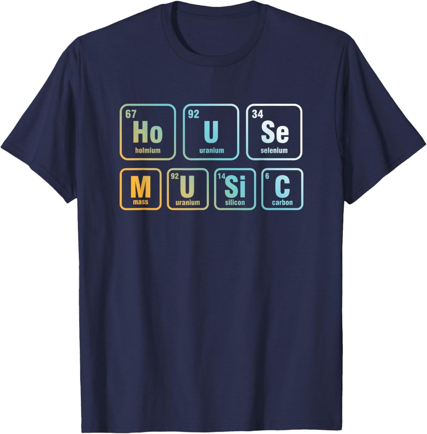 Disc Jockey DJ House Music Relaxing Electronic music T-Shirt - T-Shirt | Navy