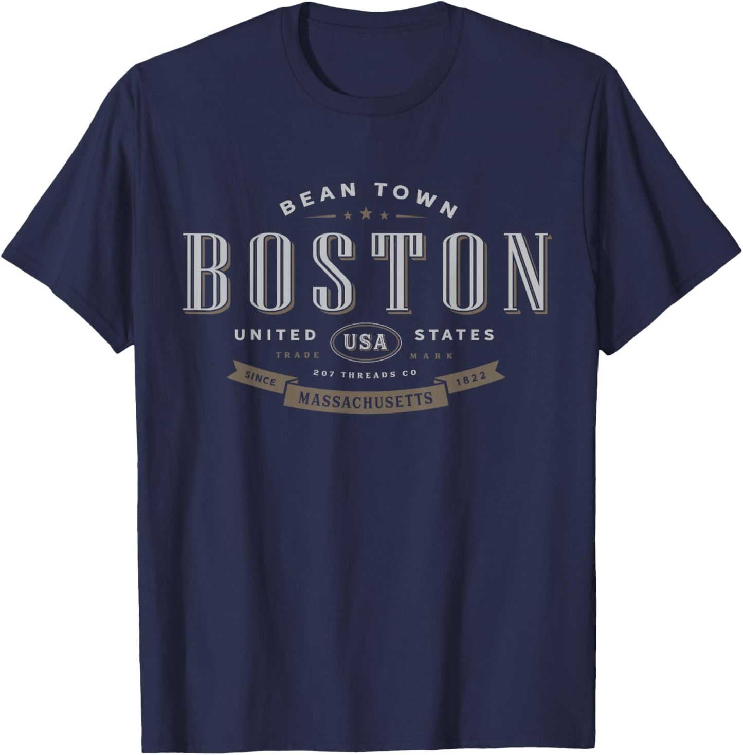 City of Boston T-Shirt - T-Shirt | Navy