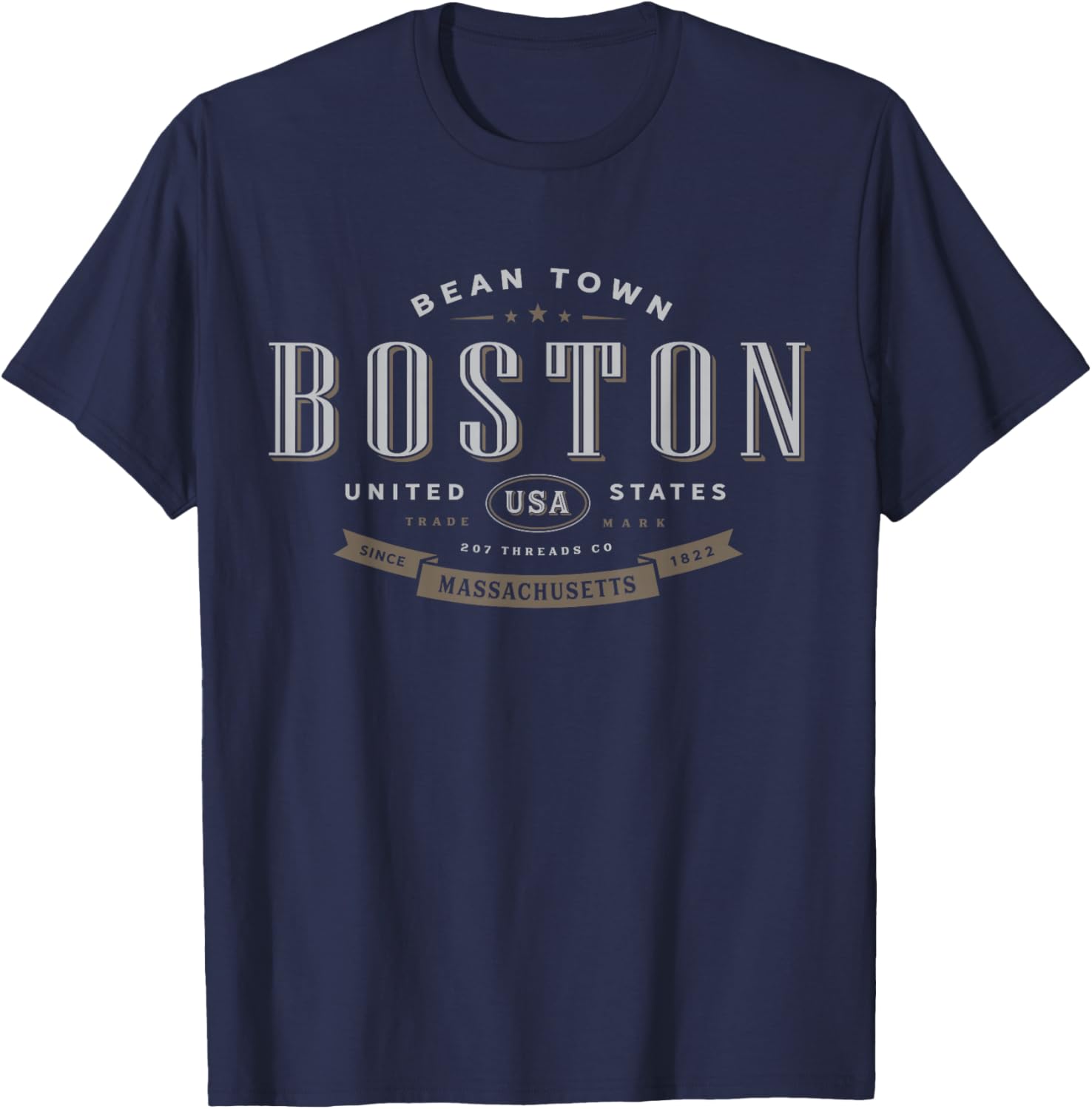 City of Boston T-Shirt - T-Shirt | Navy