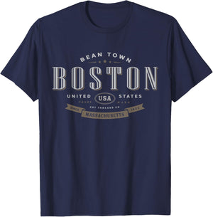City of Boston T-Shirt - T-Shirt | Navy