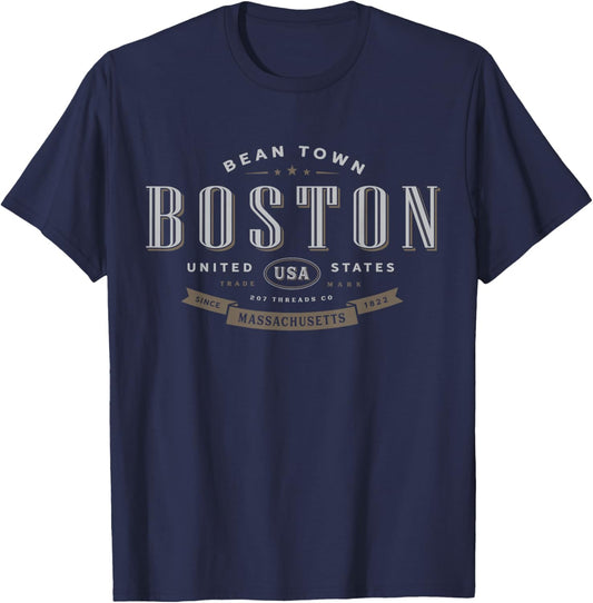 City of Boston T-Shirt - T-Shirt | Navy