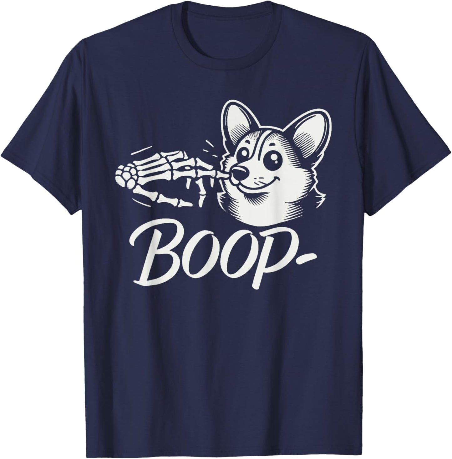 Boop Halloween Corgi Funny Corgi Halloween T-Shirt - T-Shirt | Navy