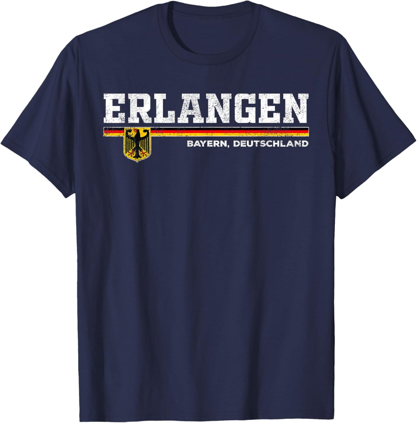 Erlangen Germany / Deutschland T-Shirt - T-Shirt | Navy