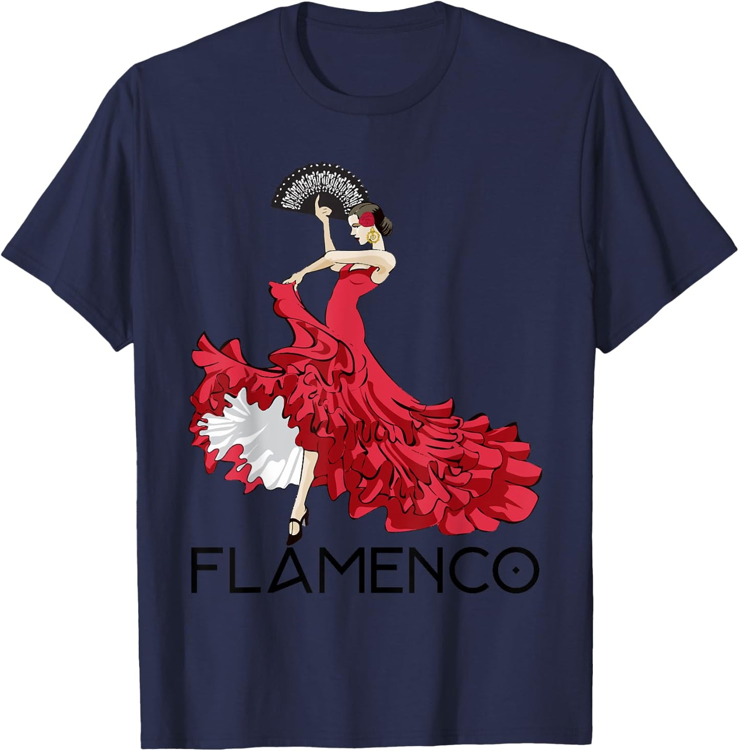 Flamenco dancer 1 - Spain T-Shirt - T-Shirt | Navy