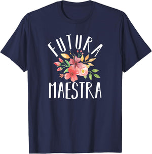 Futura Maestra Spanish Future Teacher Women T-Shirt - T-Shirt | Navy