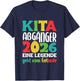 Kita Abgänger 2026 Eine Legende geht vom Gelände Abschied T-Shirt - T-Shirt | Navy