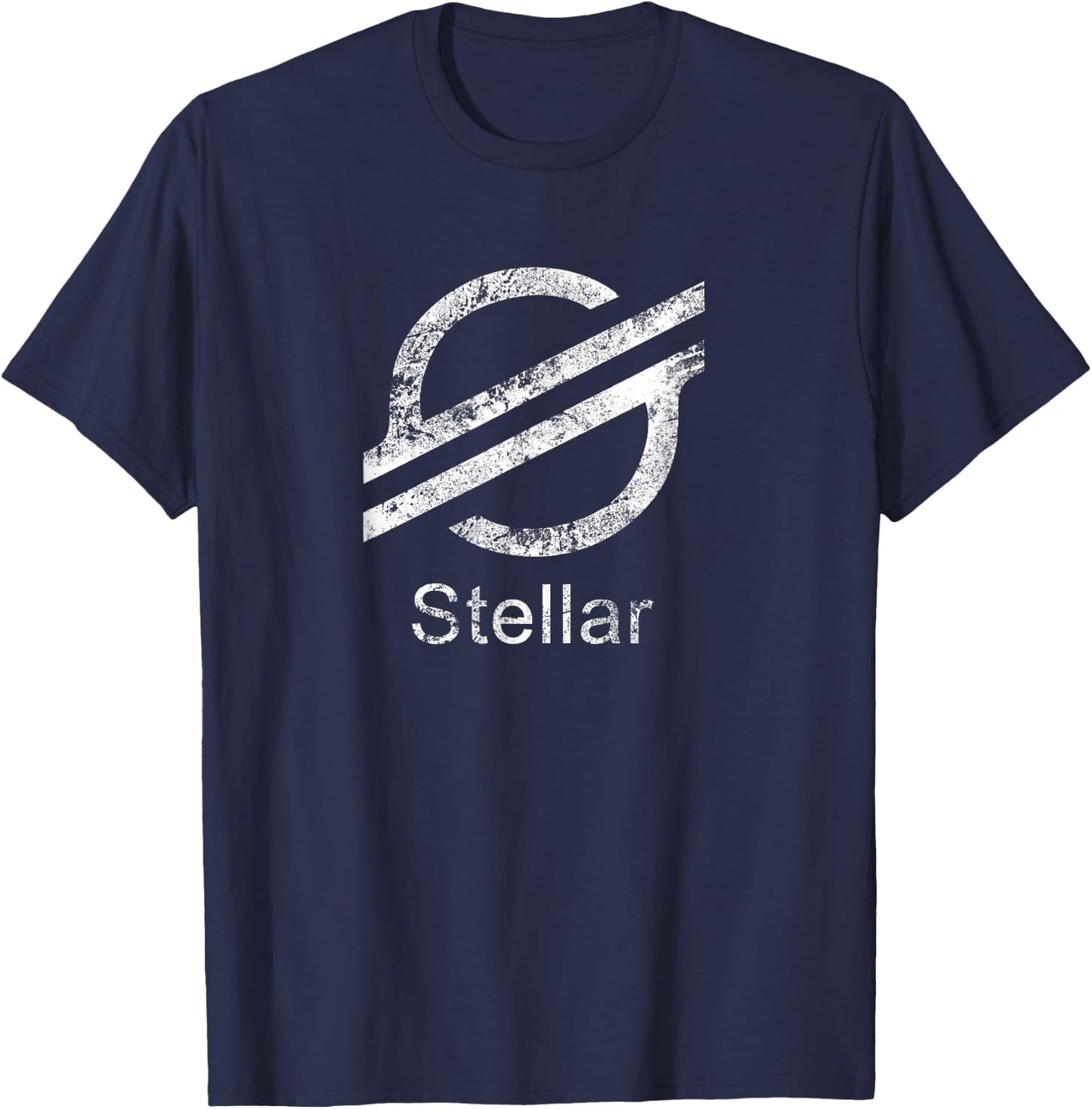 STELLAR LUMENS Crypto XLM Token Decentralized Blockchain T-Shirt - T-Shirt | Navy