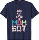Mom Bot Robot Robotic Engineer Mom T-Shirt - T-Shirt | Navy