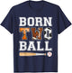 Born 2nd Ball Birthday Sport Theme 2 Year Old Boy Girl Kids T-Shirt - T-Shirt | Navy