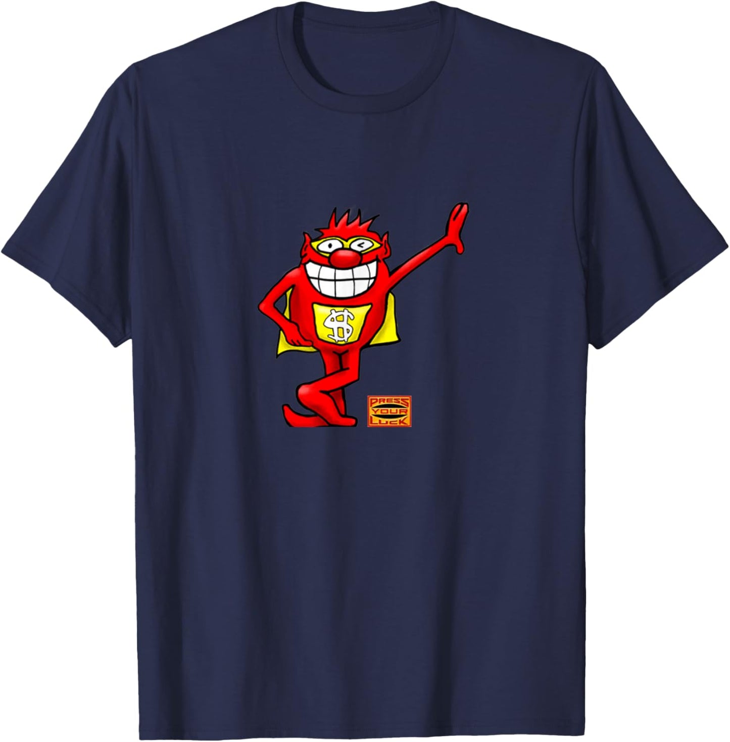 BUZZR Press Your Luck Whammy T-Shirt - T-Shirt | Navy