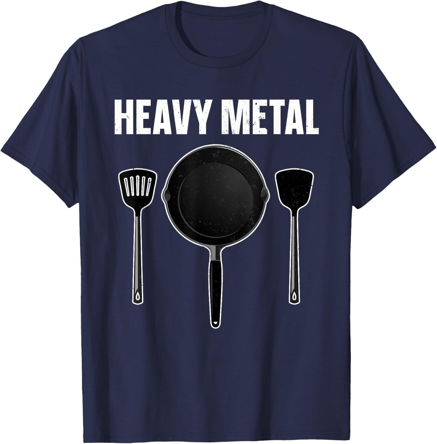Funny Chef Design Women Cook Cookware Culinary Chef T-Shirt - T-Shirt | Navy