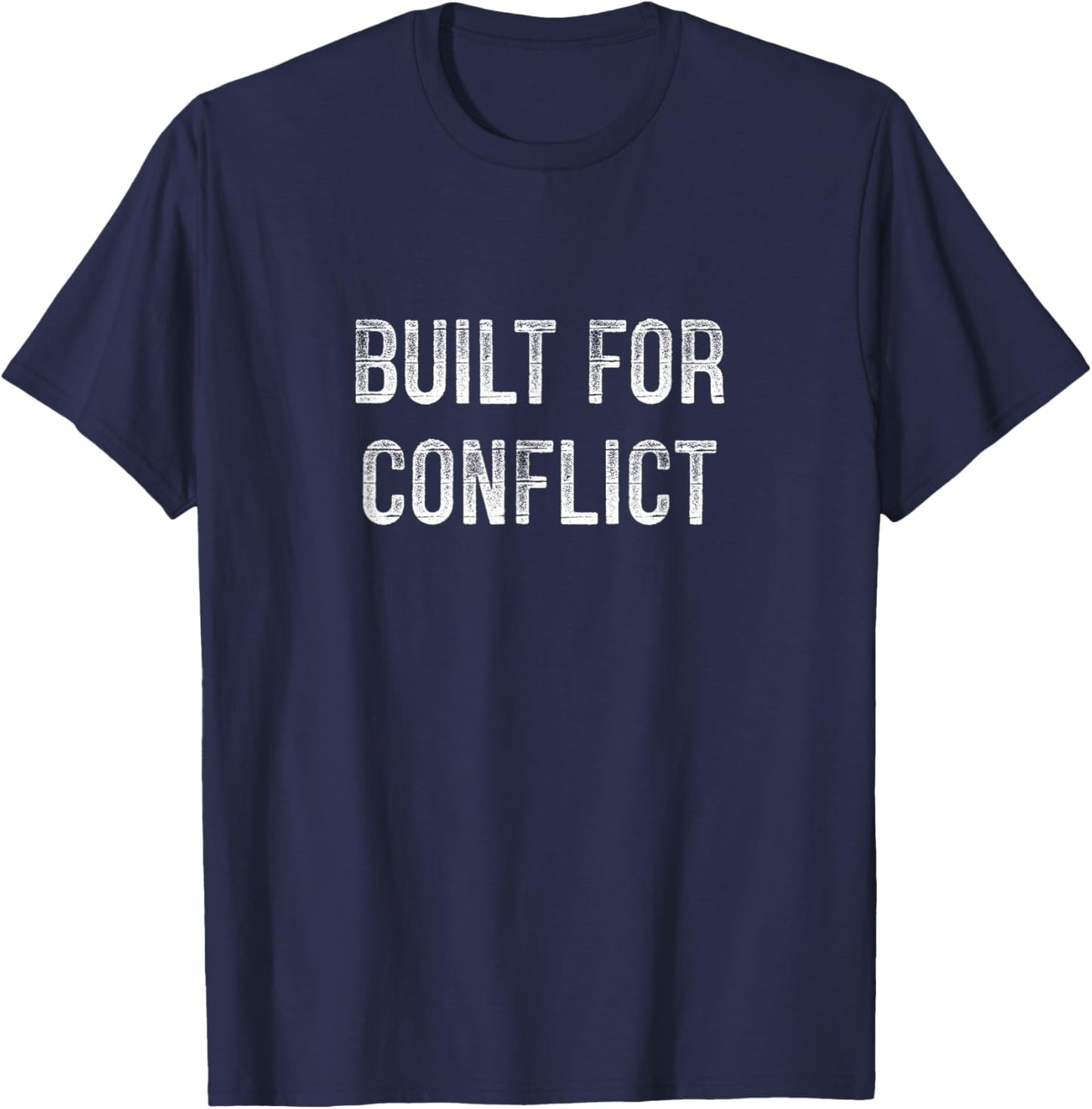Built For Conflict - Vintage Style T-Shirt - T-Shirt | Navy
