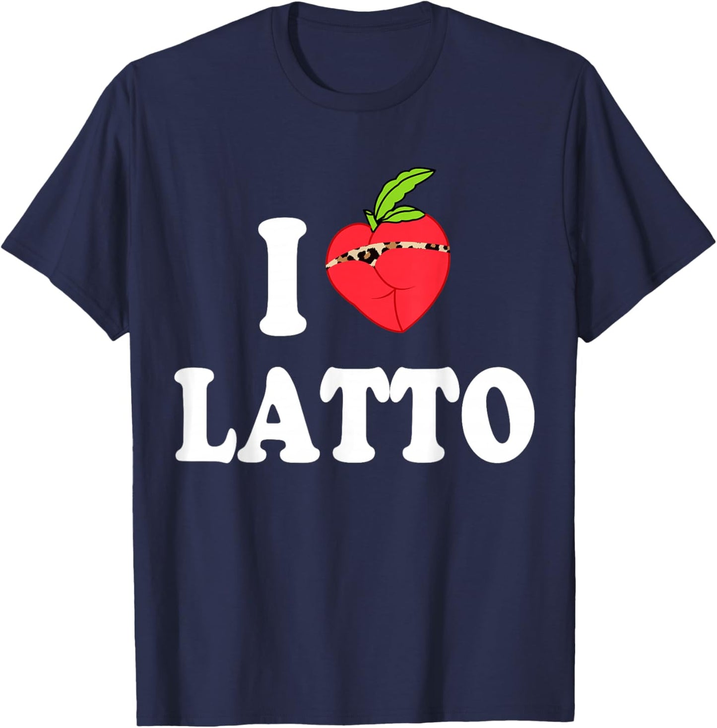 I Love Latto I Heart Latto T-Shirt - T-Shirt | Navy