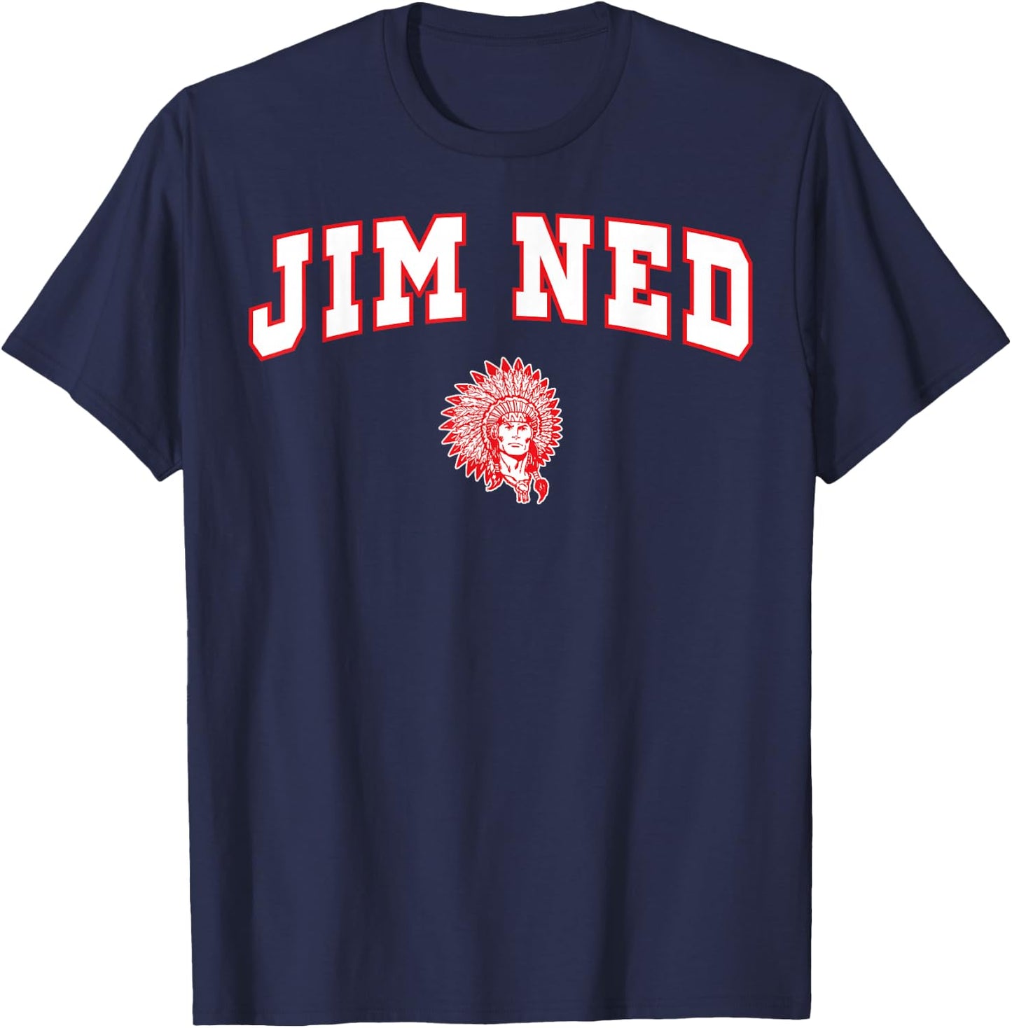 Jim Ned High School Indians C2 T-Shirt - T-Shirt | Navy