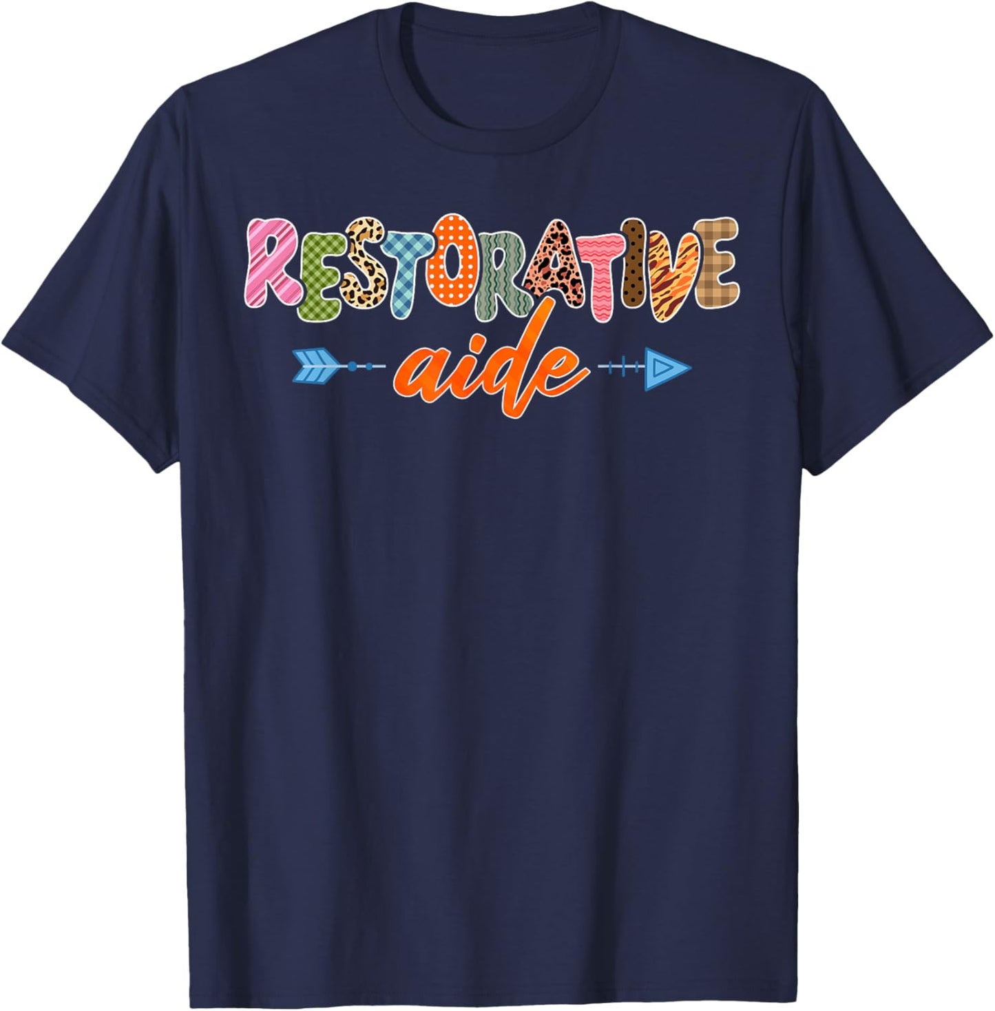 Cute Restorative Aide Appreciation T-Shirt - T-Shirt | Navy