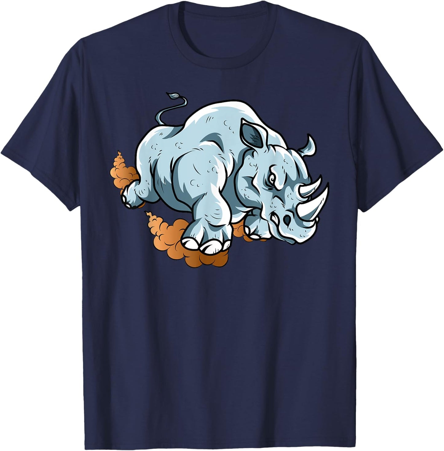 Rhino Lover Rhinoceros African Animal Safari Horn Wildlife T-Shirt - T-Shirt | Navy