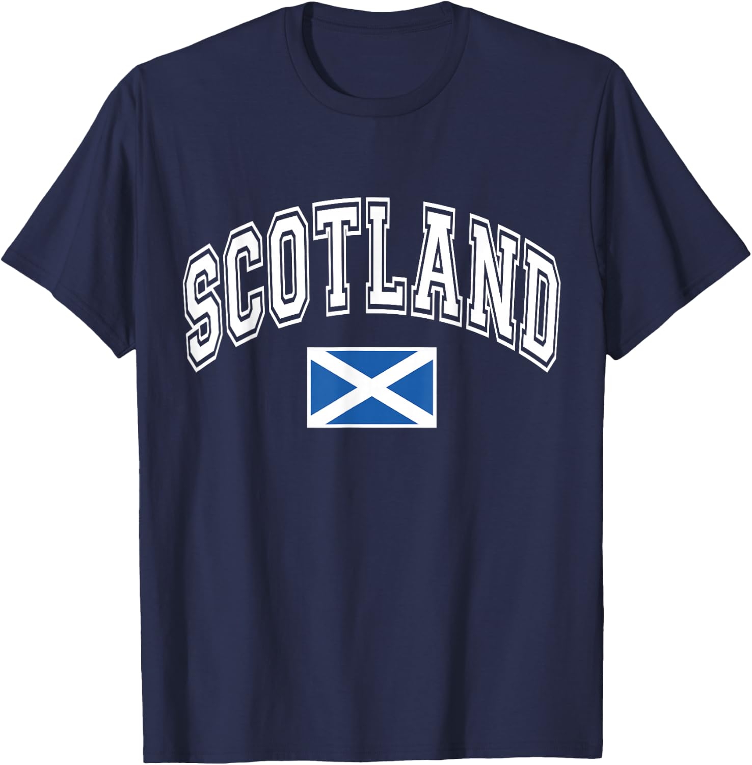 Scotland Scottish Flag T-Shirt - T-Shirt | Navy