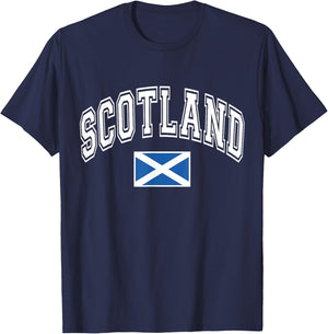 Scotland Scottish Flag T-Shirt - T-Shirt | Navy