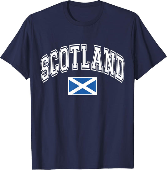 Scotland Scottish Flag T-Shirt - T-Shirt | Navy