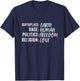 Birthplace Earth Race Human Politics Freedom Religion Love T-Shirt - T-Shirt | Navy