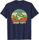 Swamp Puppy on Vintage Sunset, Swamp Puppy T-Shirt - T-Shirt | Navy