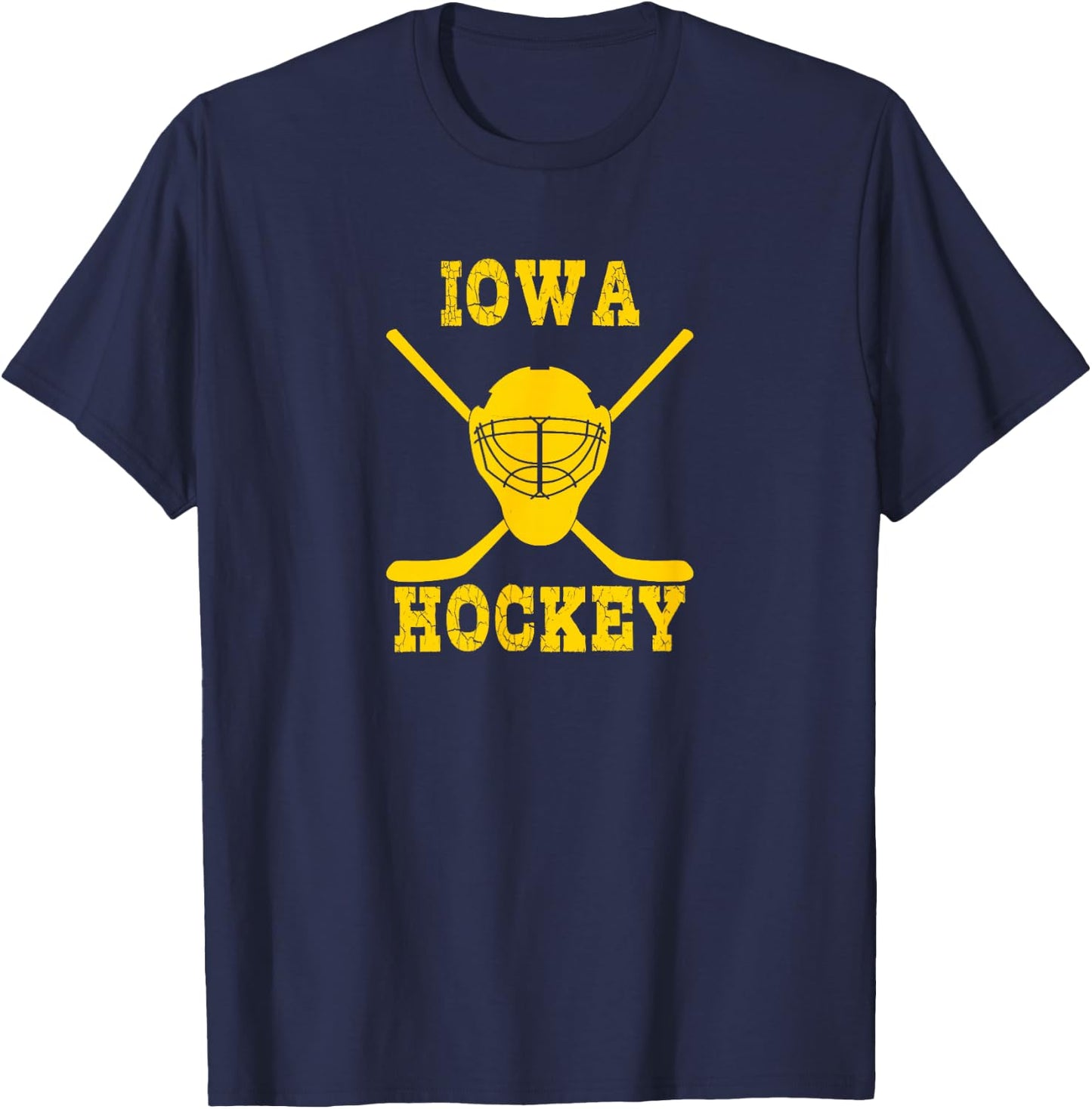 Iowa Hockey T-Shirt - T-Shirt | Navy