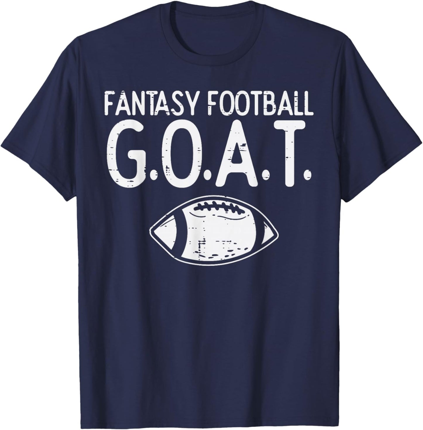 Fantasy Football Goat Greatest Draft Party Champion Men T-Shirt - T-Shirt | Navy