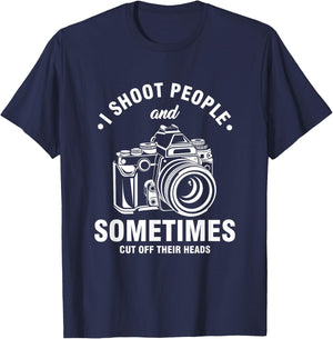 Photograph Photographer Photography Cameraman Camera Woman T-Shirt - T-Shirt | Navy
