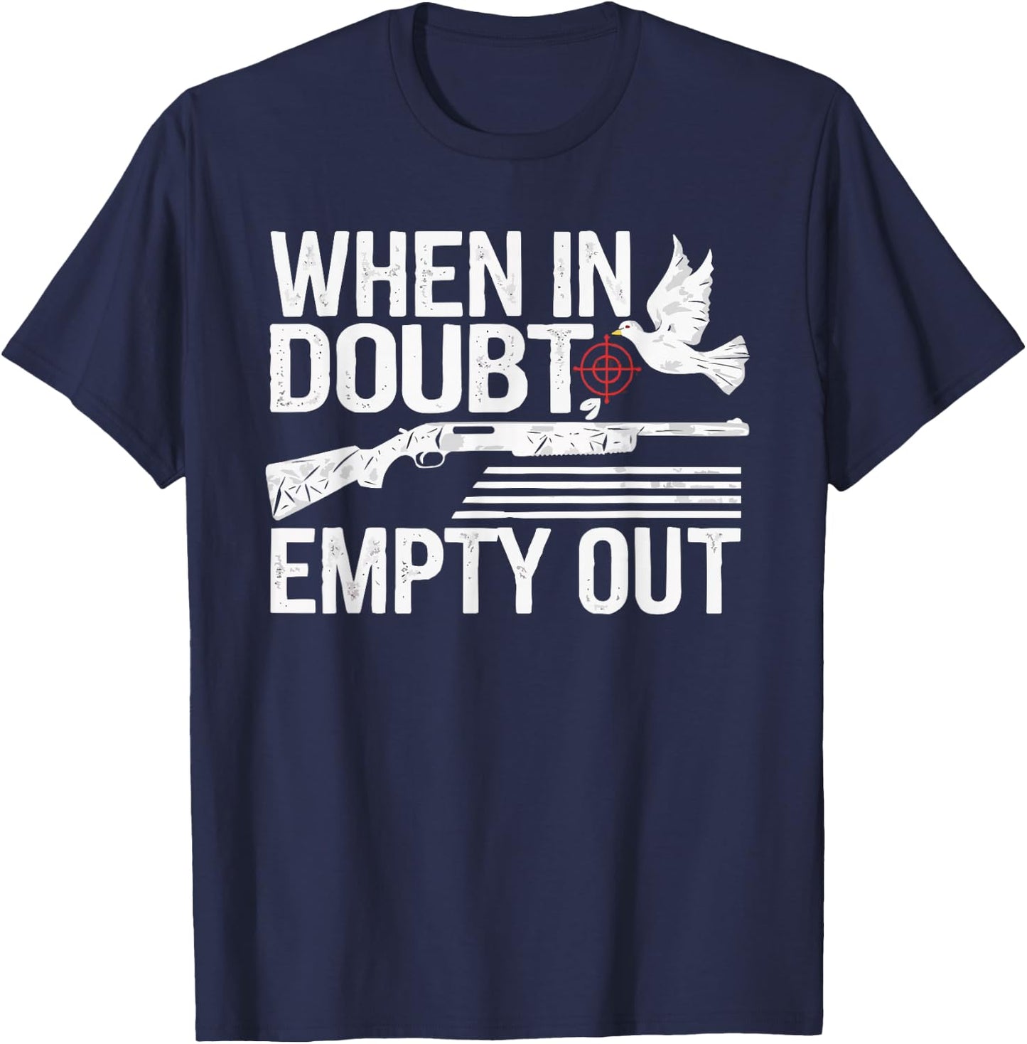Dove Hunting Gear Dove Season Flying Bird Dove Slayer T-Shirt - T-Shirt | Navy