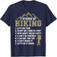 7 Stages of Hiking Funny Outdoor Hiker Men Women T-Shirt - T-Shirt | Navy