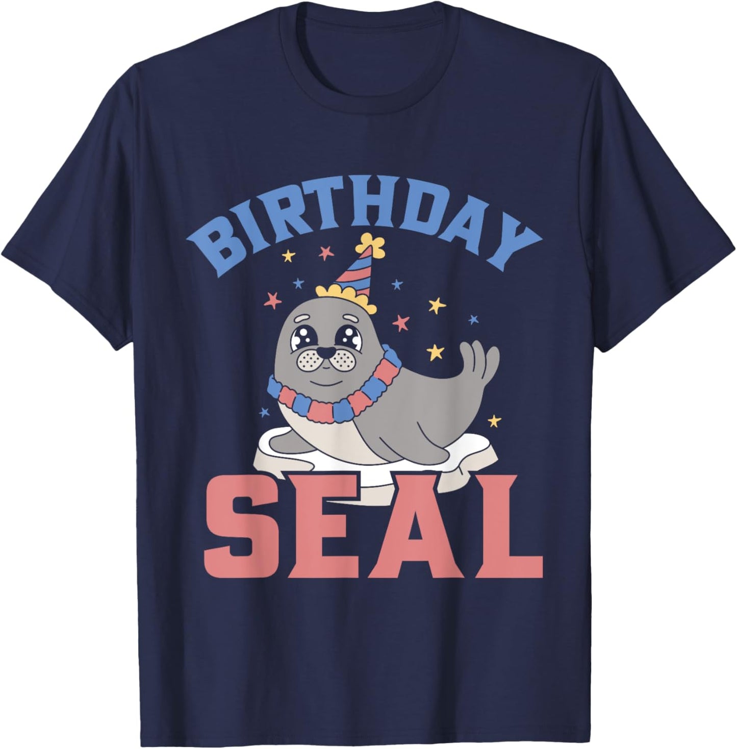 Birthday Seal T-Shirt - T-Shirt | Navy