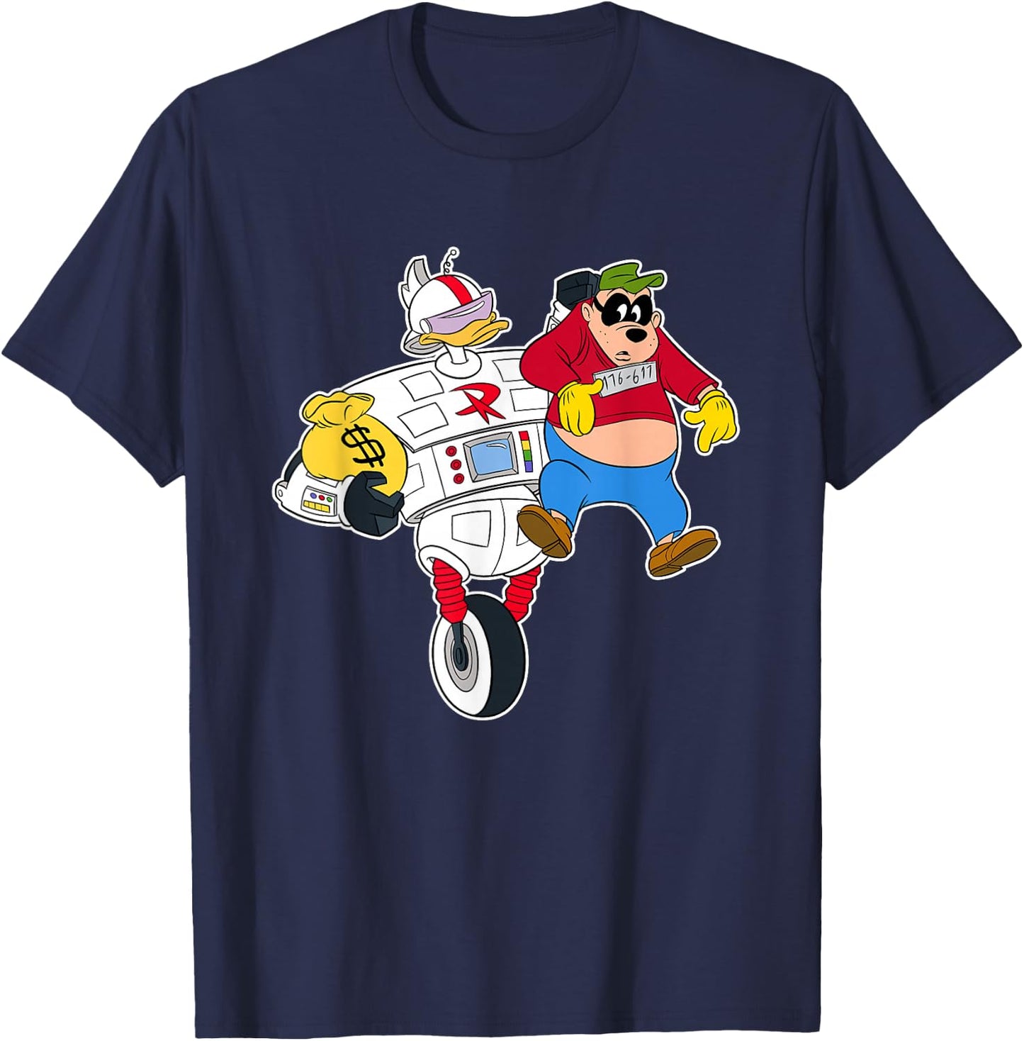 Disney Gizmoduck and Beagle Boy DuckTales T-Shirt - T-Shirt | Navy