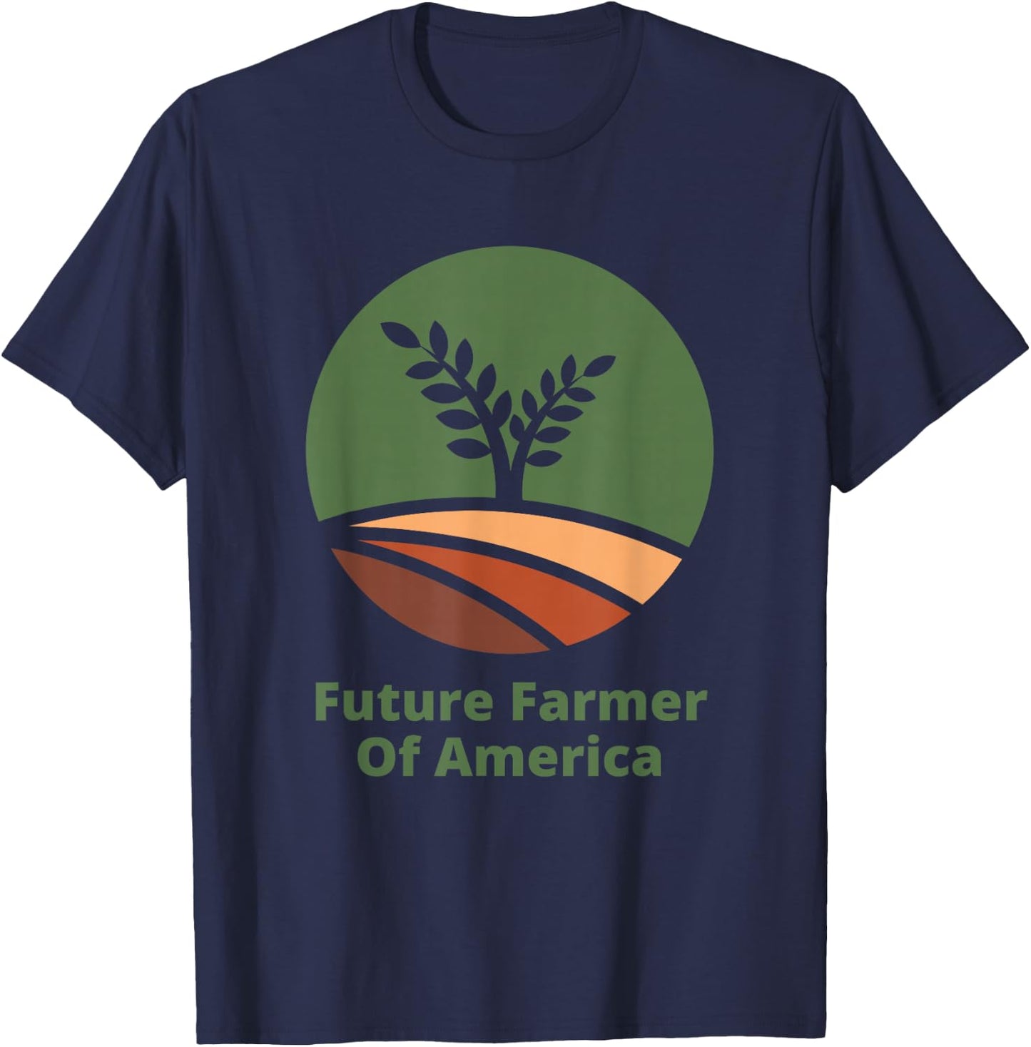Future Farmer Of America for Farm Girls and Boys T-Shirt - T-Shirt | Navy