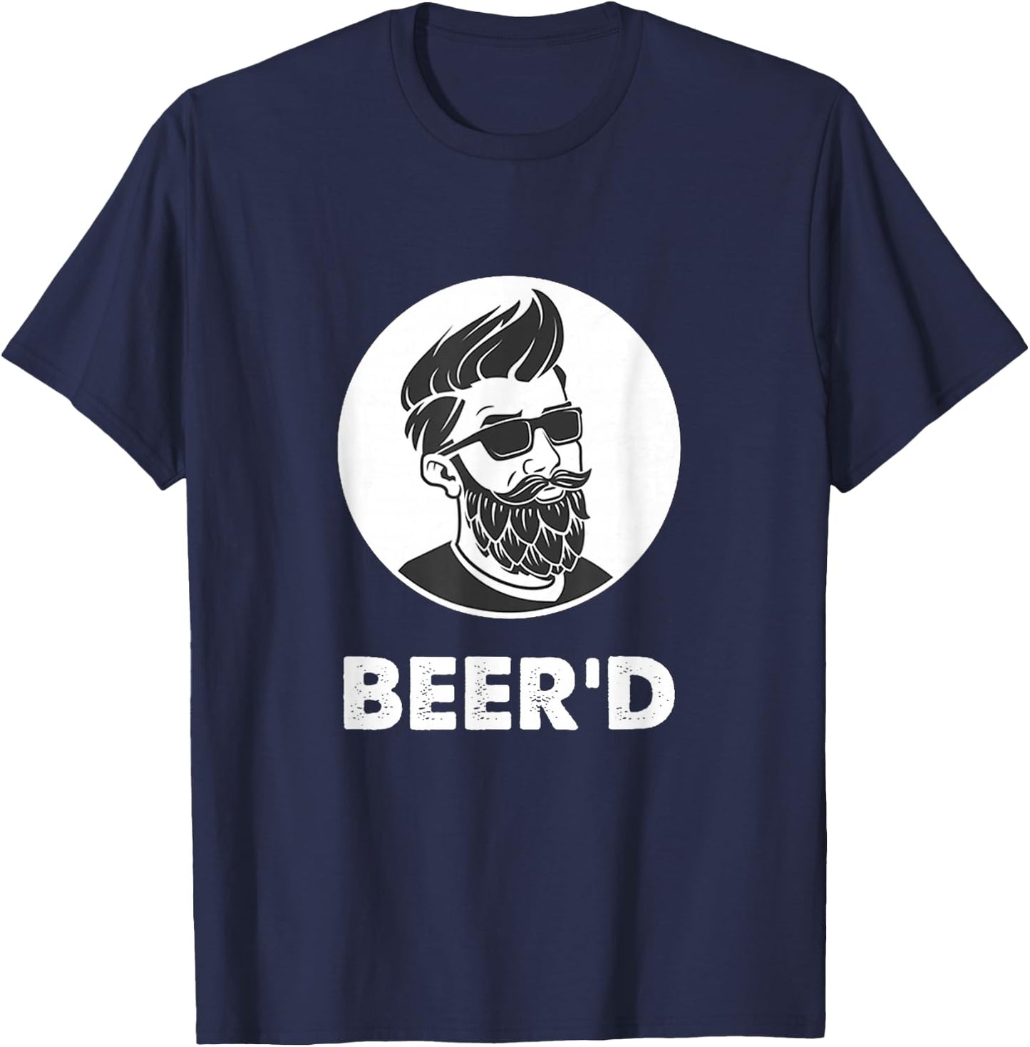 Beerd Beard Craft Beer Shirt T-Shirt - T-Shirt | Navy