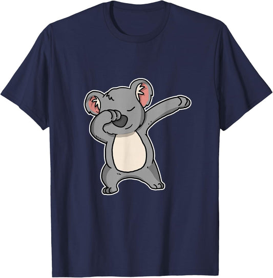 Funny Dabbing Koala Gift Koala Bear Dab Dance T-Shirt - T-Shirt | Navy
