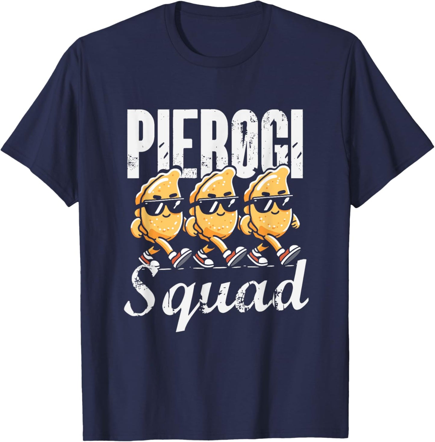 Pierogi Squad Funny Polish American Christmas Poland Pierogi T-Shirt - T-Shirt | Navy