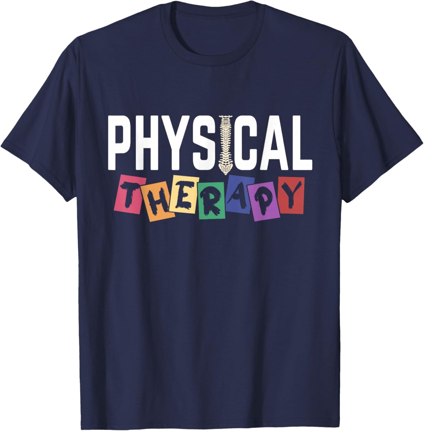 Physical Therapy Women Pt Job Physical Therapist T-Shirt - T-Shirt | Navy