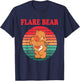 Funny Flare Bear Vintage Apparel T-Shirt - T-Shirt | Navy