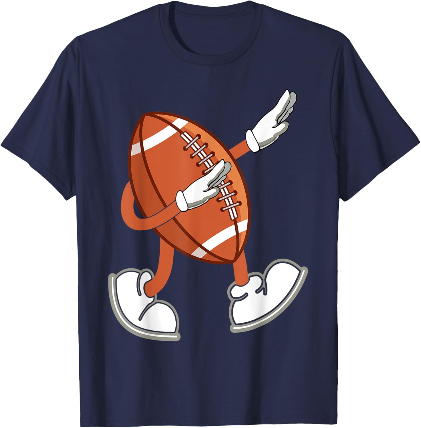 Dabbing Football Dab - American Football T-Shirt - T-Shirt | Navy