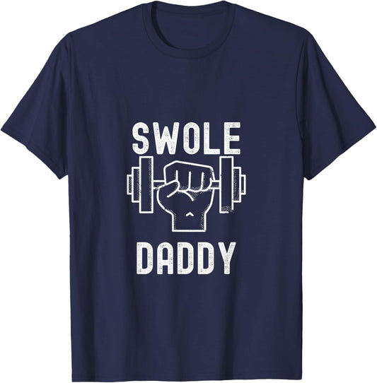 Swole Daddy T-Shirt - T-Shirt | Navy