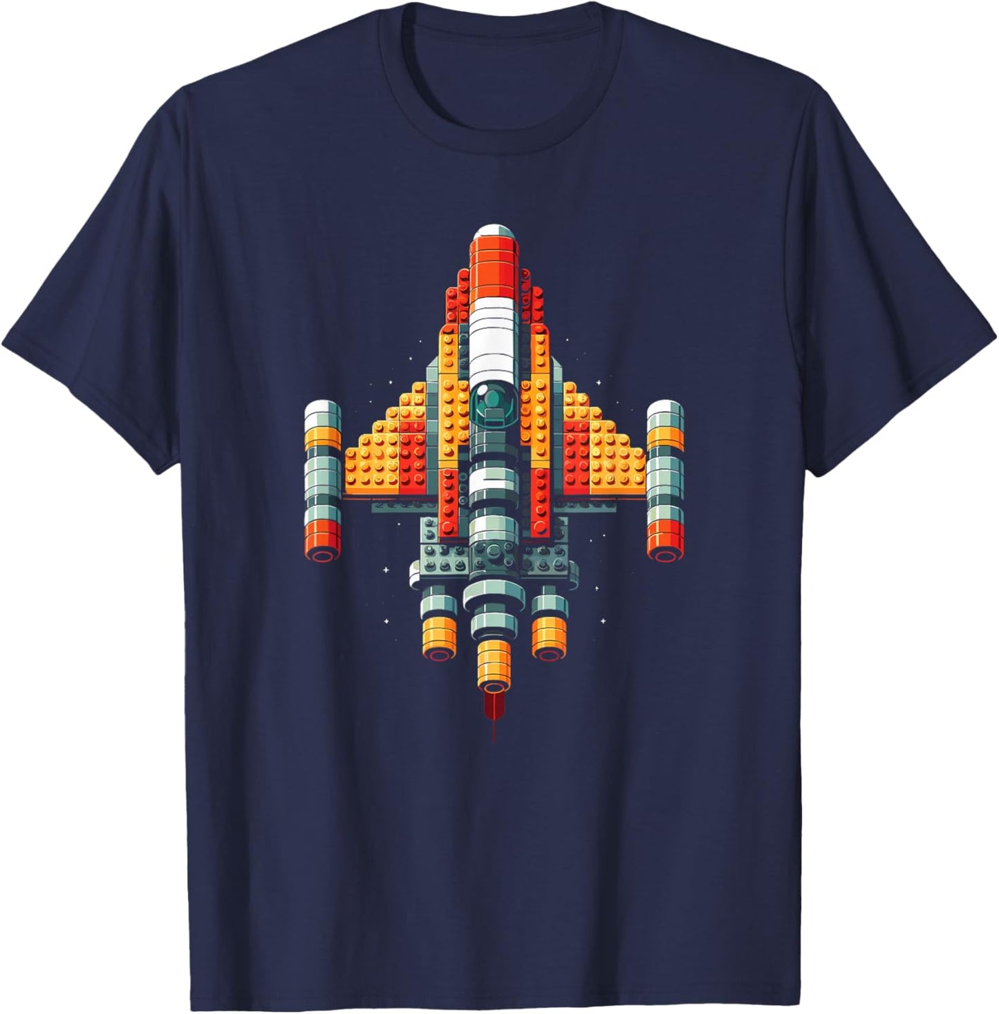 Master Builder Bricks Blocks Play Toys Building Blocks T-Shirt - T-Shirt | Navy