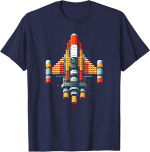 Master Builder Bricks Blocks Play Toys Building Blocks T-Shirt - T-Shirt | Navy
