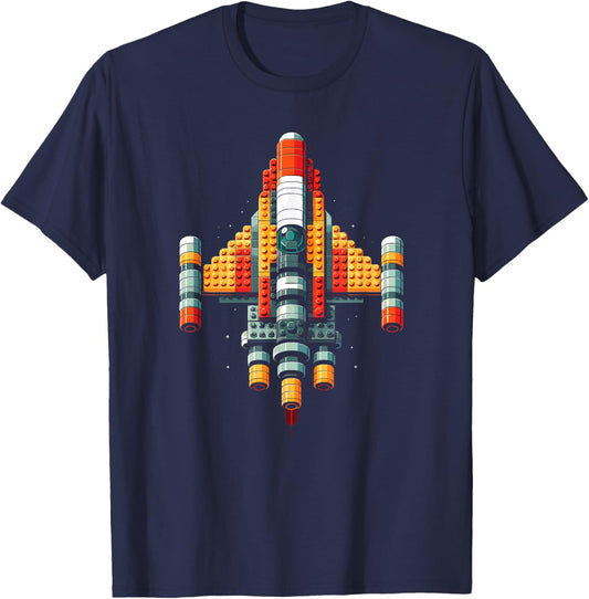 Master Builder Bricks Blocks Play Toys Building Blocks T-Shirt - T-Shirt | Navy