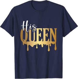 His Queen T-Shirt - T-Shirt | Navy
