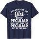 Girl Out Of PECULIAR MO MISSOURI Gift Funny Home Roots USA T-Shirt - T-Shirt | Navy