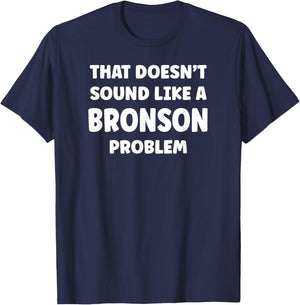 BRONSON Personalized Custom Boys BRONSON Name T-Shirt - T-Shirt | Navy