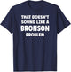 BRONSON Personalized Custom Boys BRONSON Name T-Shirt - T-Shirt | Navy