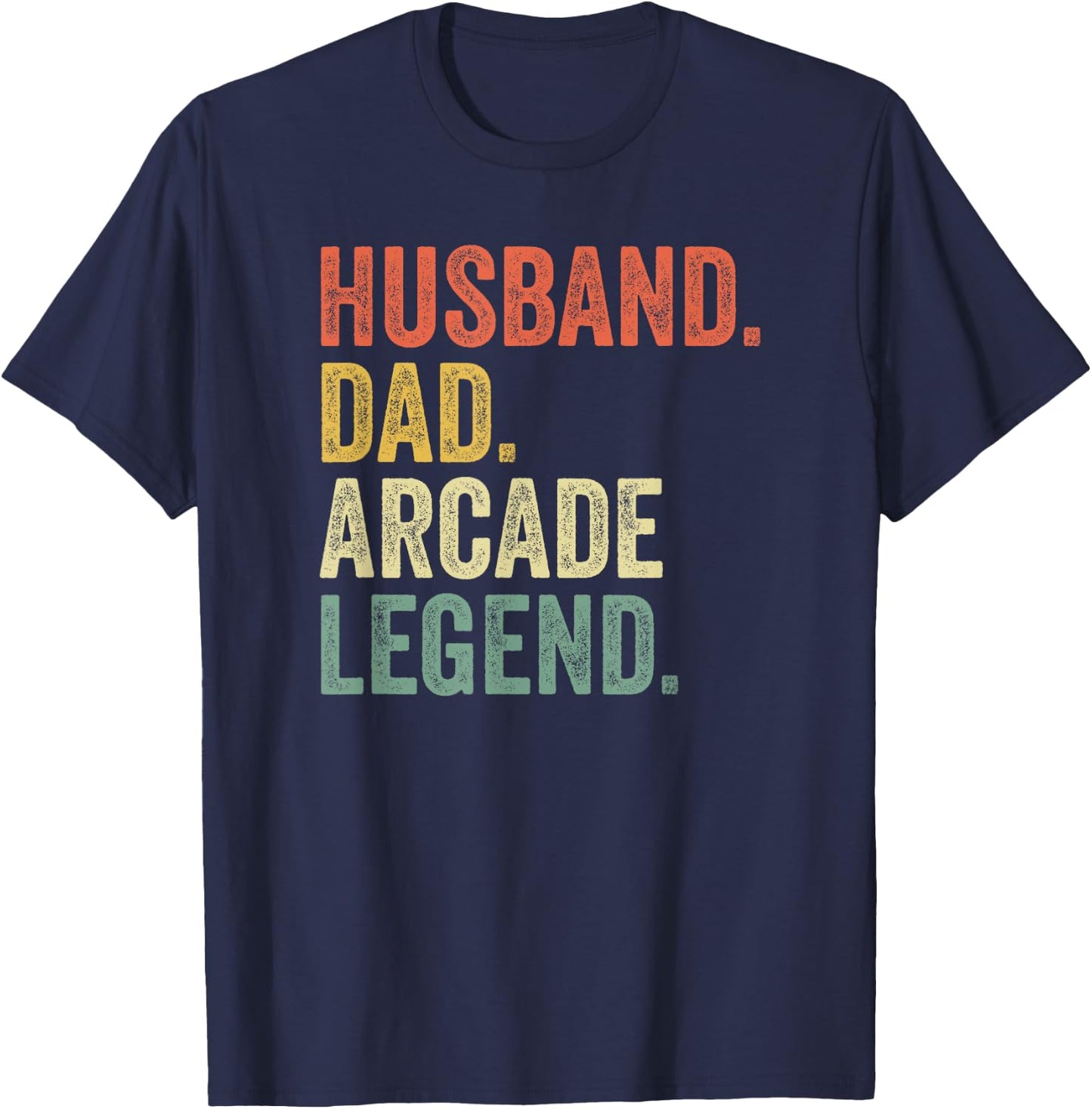 Retro Arcade Shirt 80s Game Christmas Gifts Dad T-Shirt - T-Shirt | Navy