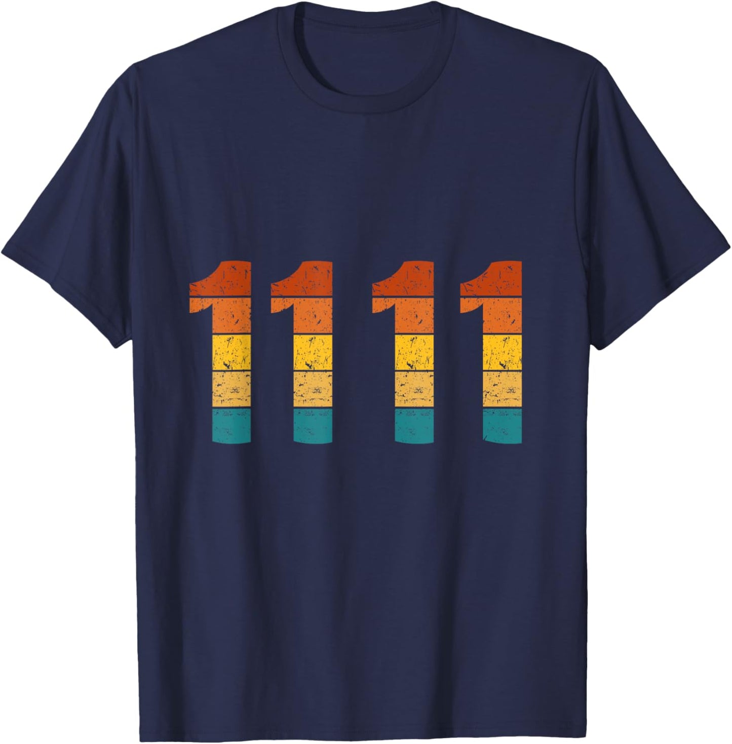 Angelique numbers 1111 T-Shirt - T-Shirt | Navy
